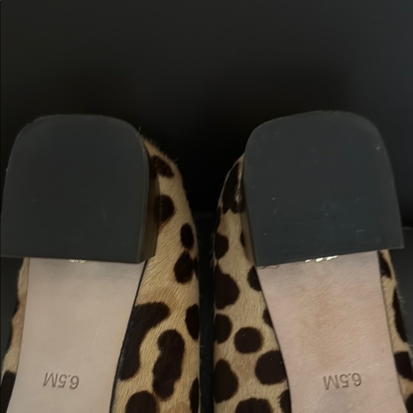 Tory Burch Brown and Black Flats with Animal Print - Picture 4 of 5
